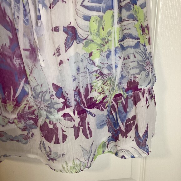 I. N. Studio Women's Blouse Camisole Lining Top Feminine Sheer Size XL - Picture 3 of 6